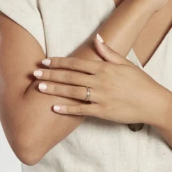 Alliance Tyssia Ruban Plat Or Bicolore-Histoire d'Or Hot