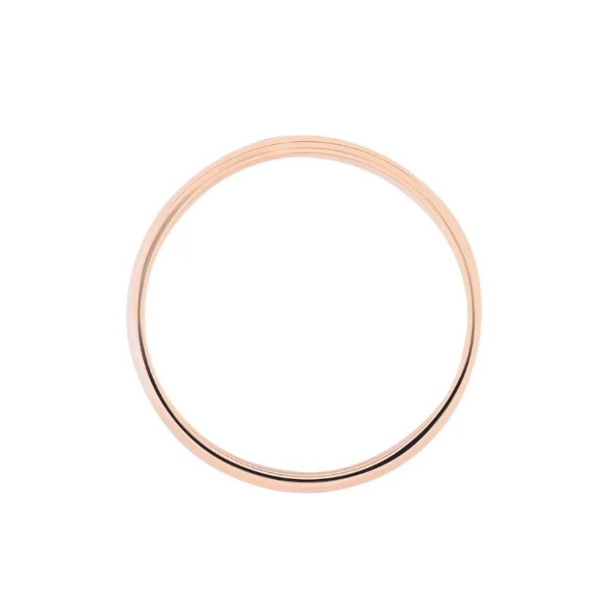 Alliance Vague Ruban Plat Or Bicolore-Histoire d'Or Online