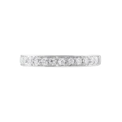 Alliance Valentine Or Blanc Diamant Synthetique-Histoire d'Or New