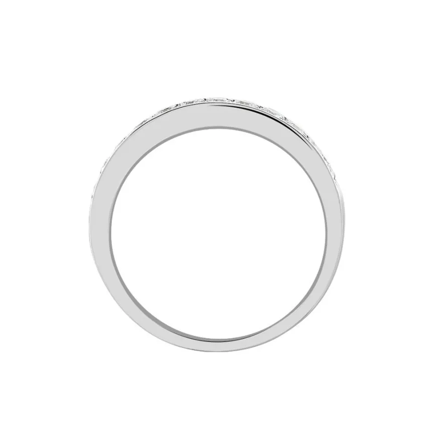 Alliance Valentine Or Blanc Diamant Synthetique-Histoire d'Or New