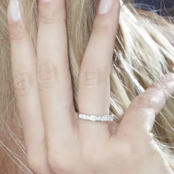 Alliance Valentine Or Blanc Diamant Synthetique-Histoire d'Or New