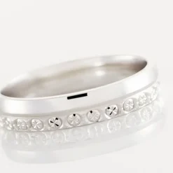 Histoire d'Or Alliance Veira Ruban Bombé