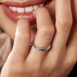 Histoire d'Or Alliance Veira Ruban Bombé