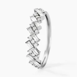 Alliance Zachary Or Blanc Diamant Synthétique-Histoire d'Or