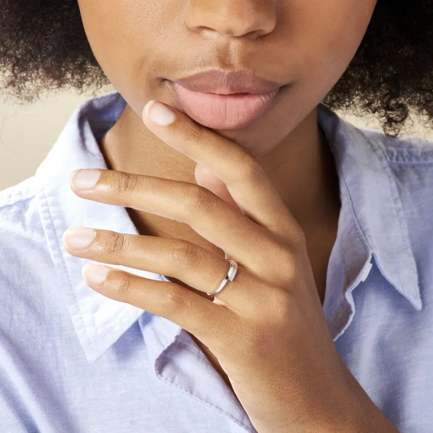 Bague Abigaelle Or Blanc Diamant-Histoire d'Or Discount
