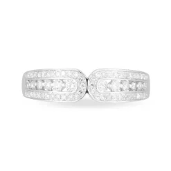 Bague Absa Or Blanc Diamant-Histoire d'Or Discount
