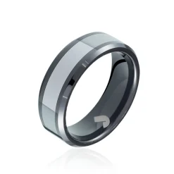 JOURDAN Bague Acier Blanc