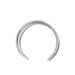 Bague Acier Blanc-Histoire d'Or Clearance