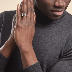 Bague Acier Blanc Walder-Histoire d'Or Discount