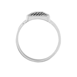 Bague Acier Vieillie Antonny Agate-Histoire d'Or Clearance