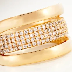 Bague Adelicia Plaqué Or Jaune Oxyde De Zirconium-Histoire d'Or Clearance