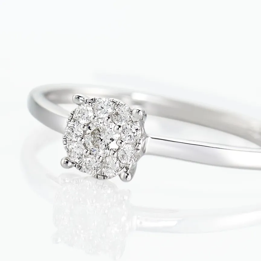 Bague Adeline Or Blanc Diamant-Histoire d'Or Best