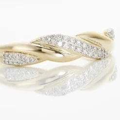 Bague Admète Or Jaune Diamant-Histoire d'Or Hot