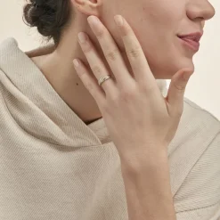 Bague Admète Or Jaune Diamant-Histoire d'Or Hot