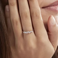 Histoire d'Or Bague Adonia Argent Blanc Oxyde De Zirconium