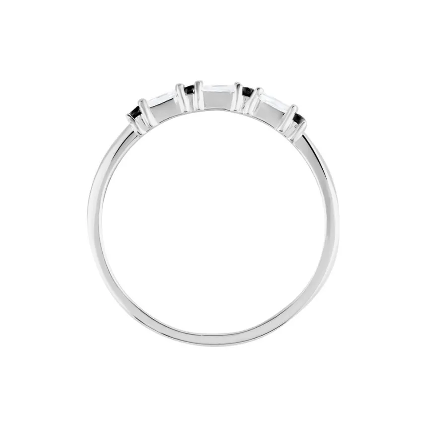 Bague Adriana Argent Blanc Oxyde De Zirconium-Histoire d'Or New
