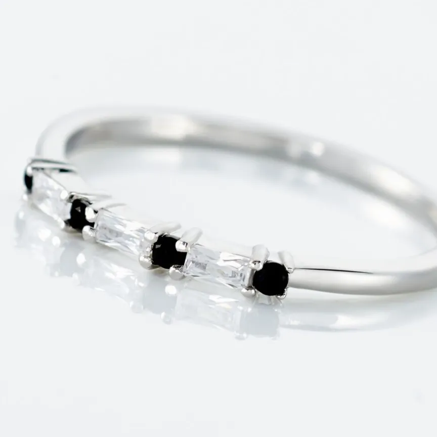 Bague Adriana Argent Blanc Oxyde De Zirconium-Histoire d'Or New