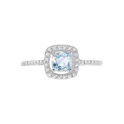 Bague Adrienna Or Blanc Topaze Oxyde De Zirconium-Histoire d'Or Best