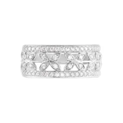 Bague Aella Or Blanc Oxyde De Zirconium-Histoire d'Or Discount