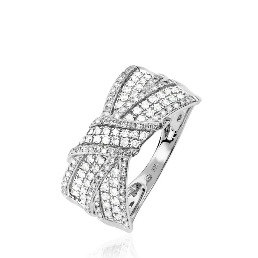 Bague Agnes Or Blanc Diamant-Histoire d'Or Discount