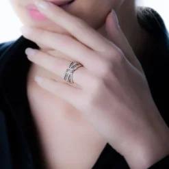 Bague Agnes Or Rose Diamant-Histoire d'Or Hot