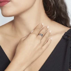 Bague Ajustable Abid Acier Blanc-Histoire d'Or Online