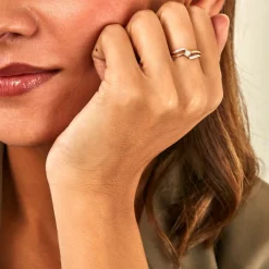 Bague Aksinya Or Jaune Diamant-Histoire d'Or Discount