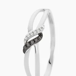 Bague Aline Or Blanc Diamant-Histoire d'Or Outlet