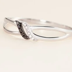 Bague Aline Or Blanc Diamant-Histoire d'Or Outlet