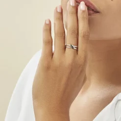 Bague Aline Or Blanc Diamant-Histoire d'Or Outlet