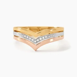 Bague Alix Or Tricolore Diamant-Histoire d'Or Best