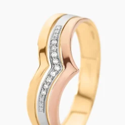 Bague Alix Or Tricolore Diamant-Histoire d'Or Best