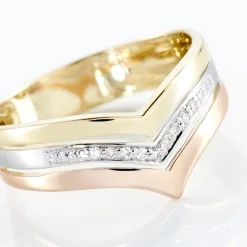 Bague Alix Or Tricolore Diamant-Histoire d'Or Best