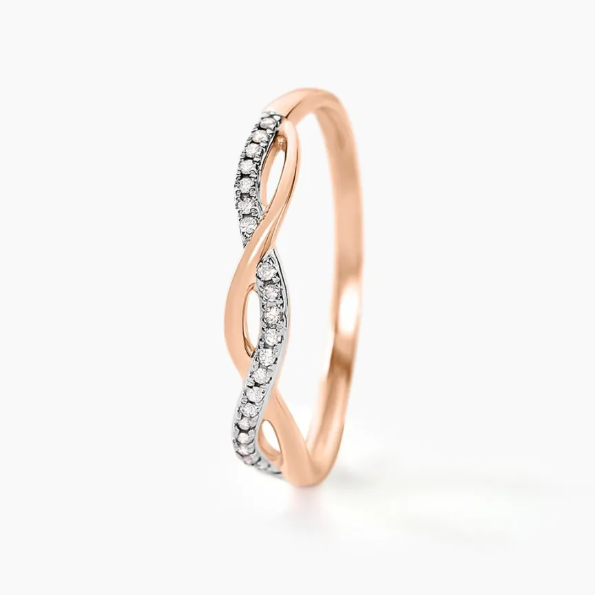 Bague Alizee Or Rose Diamant-Histoire d'Or Clearance
