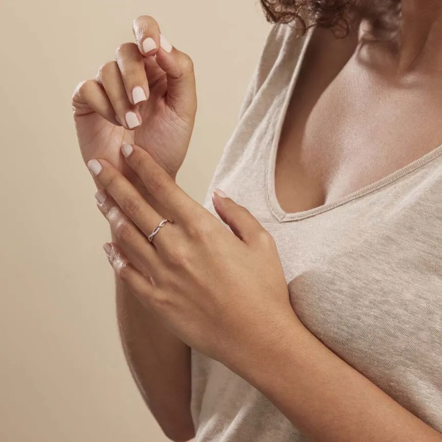 Bague Alizee Or Rose Diamant-Histoire d'Or Clearance