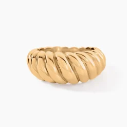 Bague Amae Plaque Or Jaune-Histoire d'Or Best