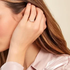 Bague Ambrogio Or Jaune Perle De Culture Oxyde De Zirconium-Histoire d'Or Outlet