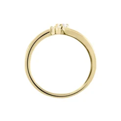 Bague Ana-lou Plaque Or Jaune Oxyde De Zirconium-Histoire d'Or Outlet