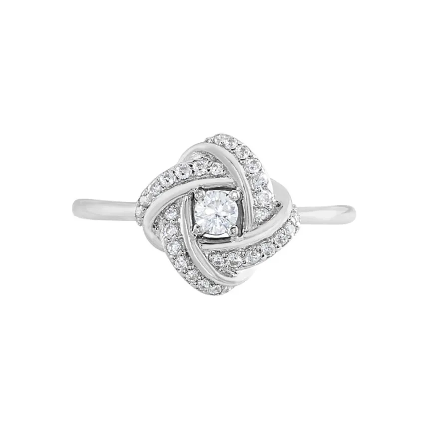 Bague Anasthase Argent Blanc Oxyde De Zirconium-Histoire d'Or Online