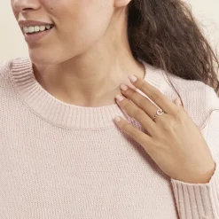 Bague Andria Argent Blanc Oxyde De Zirconium-Histoire d'Or Discount