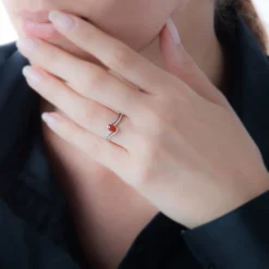 Bague Anja Or Blanc Amethyste Et Diamant-Histoire d'Or