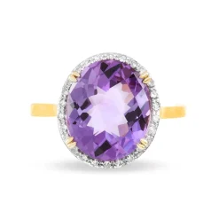 Bague Anna Or Jaune Amethyste Et Diamant-Histoire d'Or Best