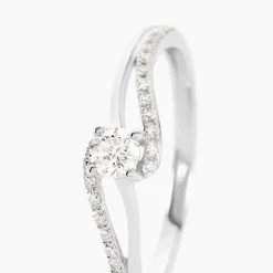 Bague Antigone Or Blanc Diamant-Histoire d'Or Sale