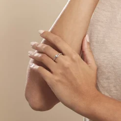 Bague Antigone Or Blanc Diamant-Histoire d'Or Sale