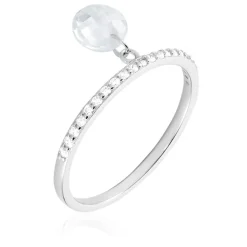 Bague Aodh Argent Blanc Oxyde De Zirconium-Histoire d'Or Outlet