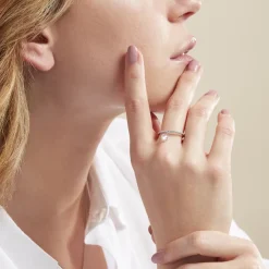 Bague Aodh Argent Blanc Oxyde De Zirconium-Histoire d'Or Outlet