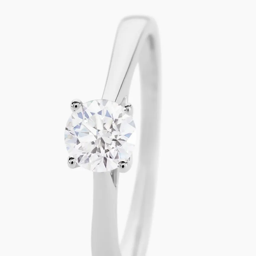 Bague Aphrodite Ld Platine Blanc Diamant Synthétique-Histoire d'Or Best