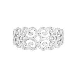 Bague Arabesque Or Blanc Diamant-Histoire d'Or Clearance
