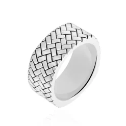 Bague Argent Blanc-JOURDAN Clearance