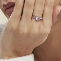 Histoire d'Or Bague Argent Blanc Atieno Oxyde De Zirconium